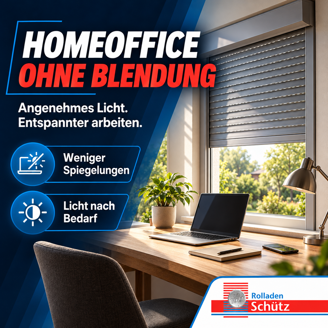 Rollladen Blendschutz